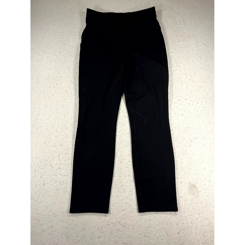 Spanx The Perfect Pants Womens Small Black Ponte Stretch High Waisted Legging